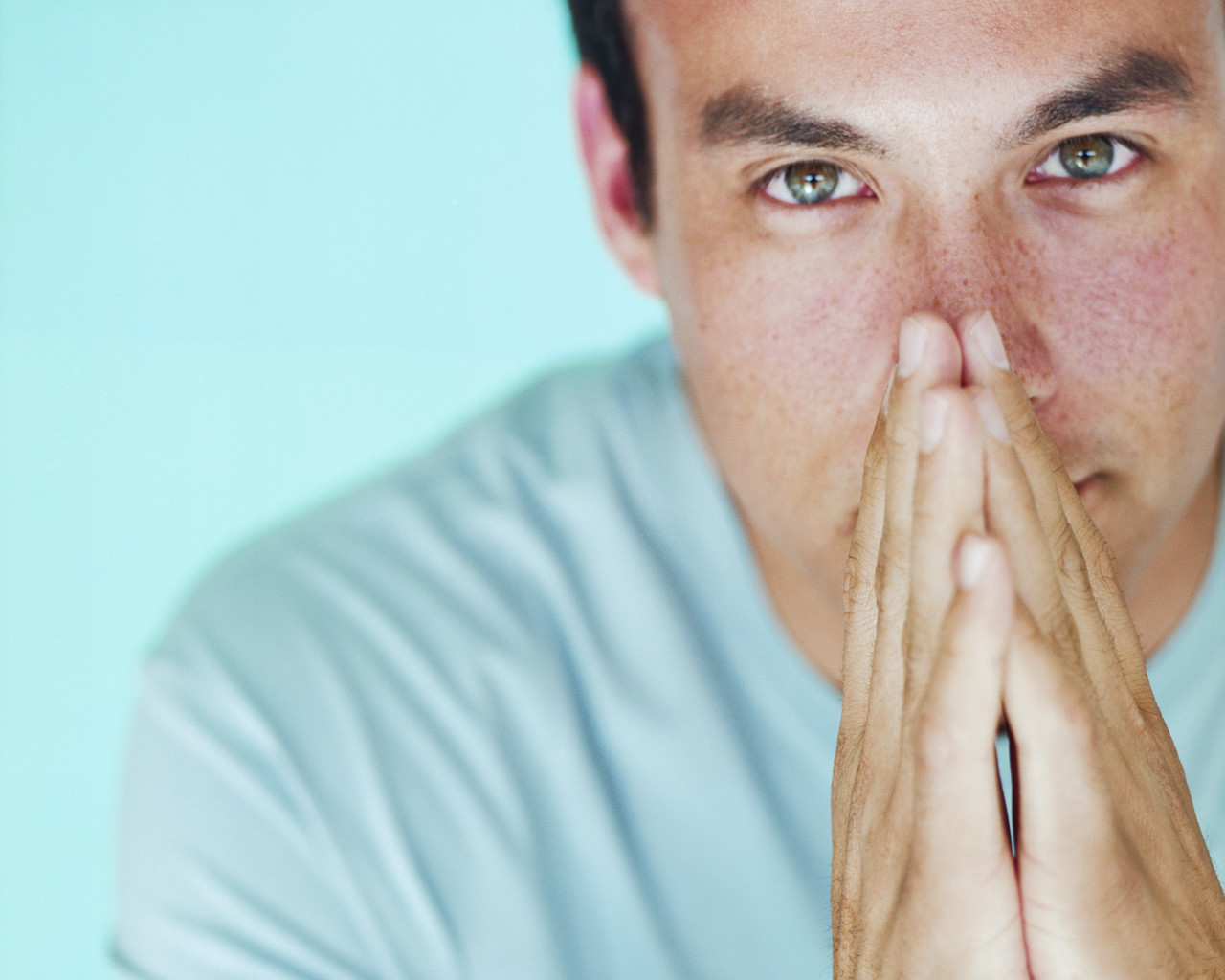 Man Concentrating